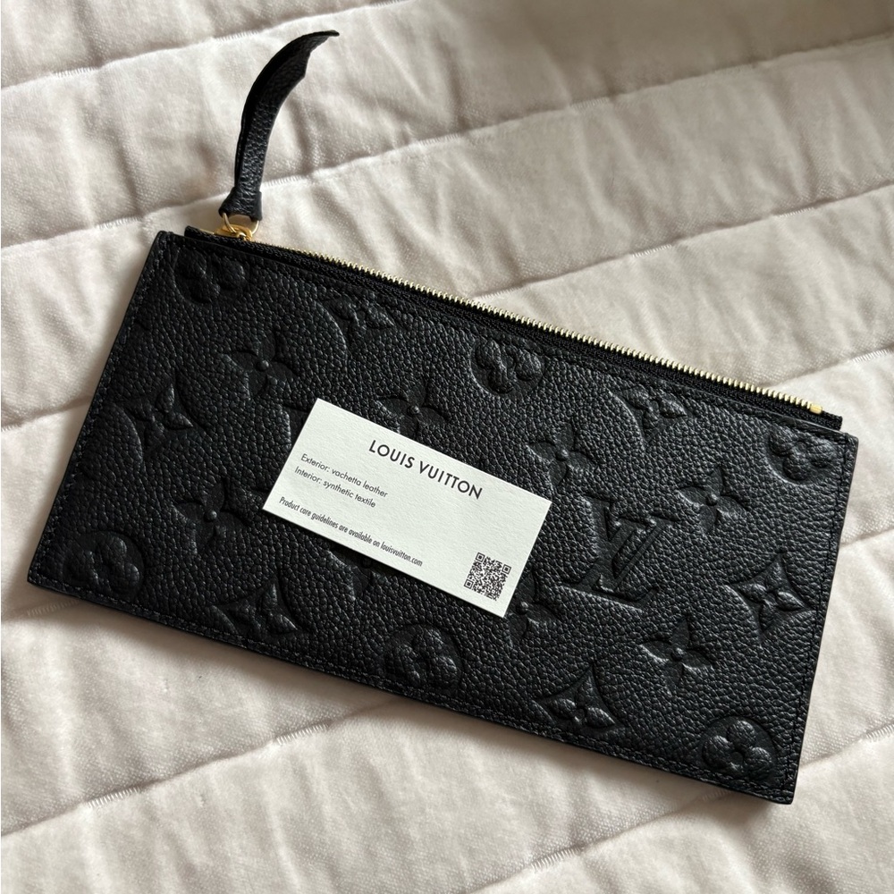 Louis Vuitton Black Emprente Leather Wallet